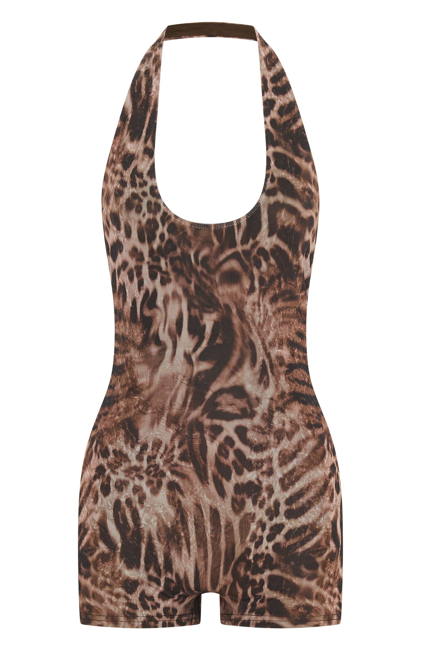 Wishful Thinking Halter Playsuit The Wild Print