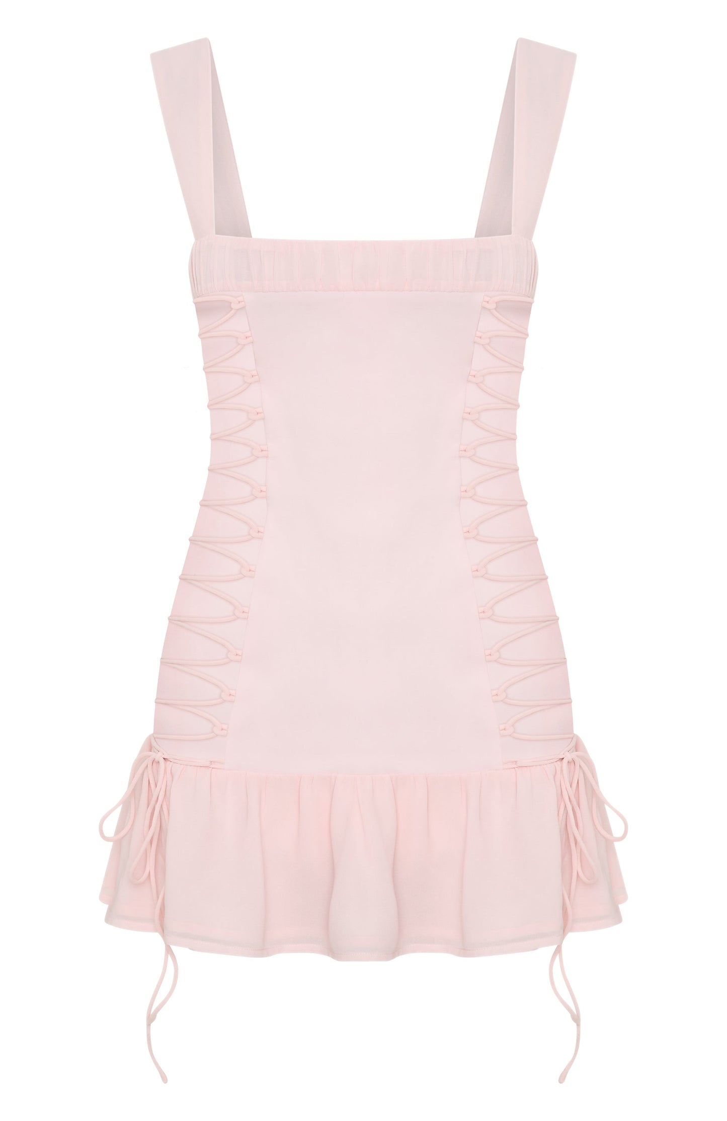 Rush In Mini Dress Baby Pink