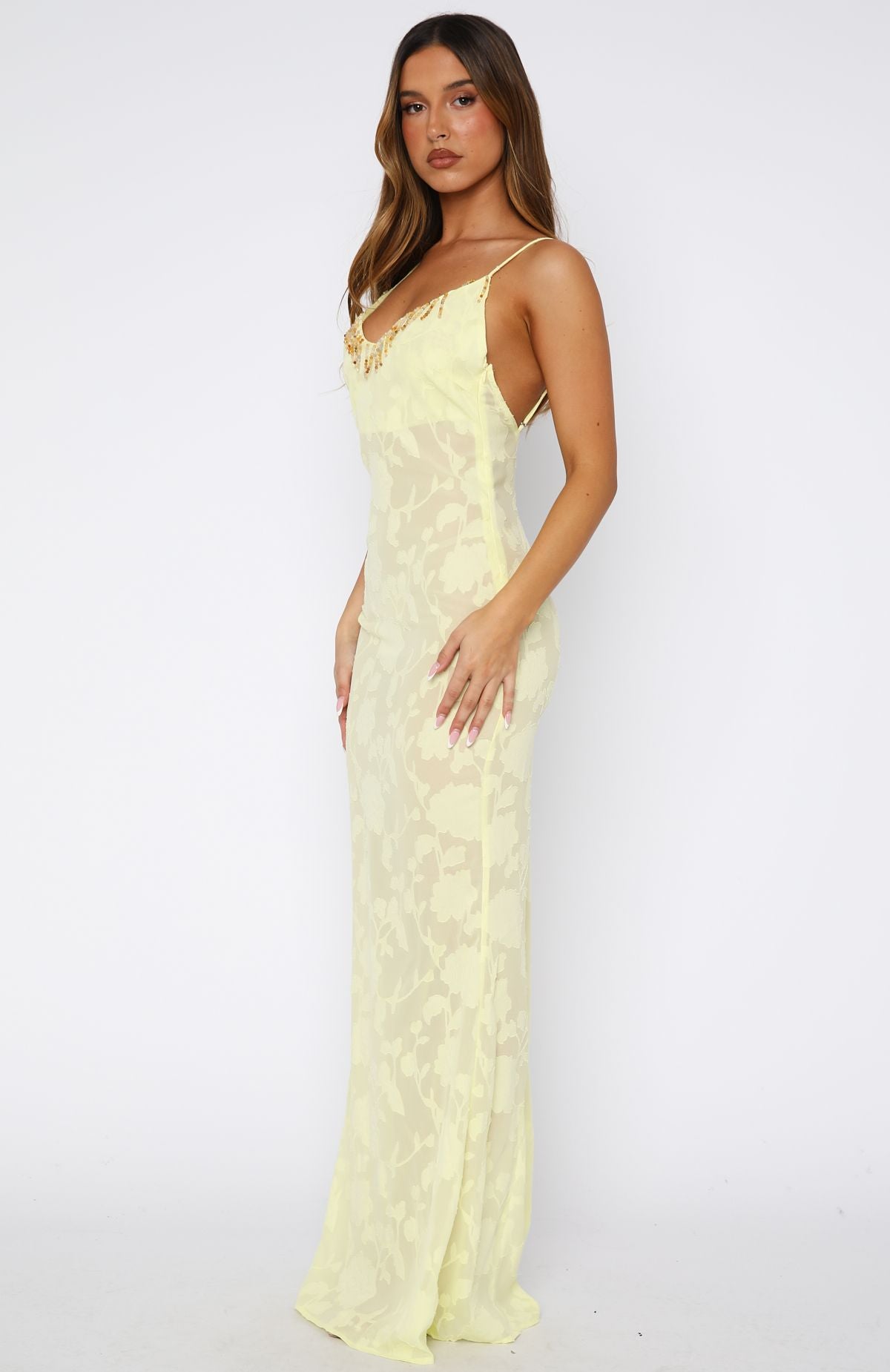 Lust For Life Maxi Dress Lemon