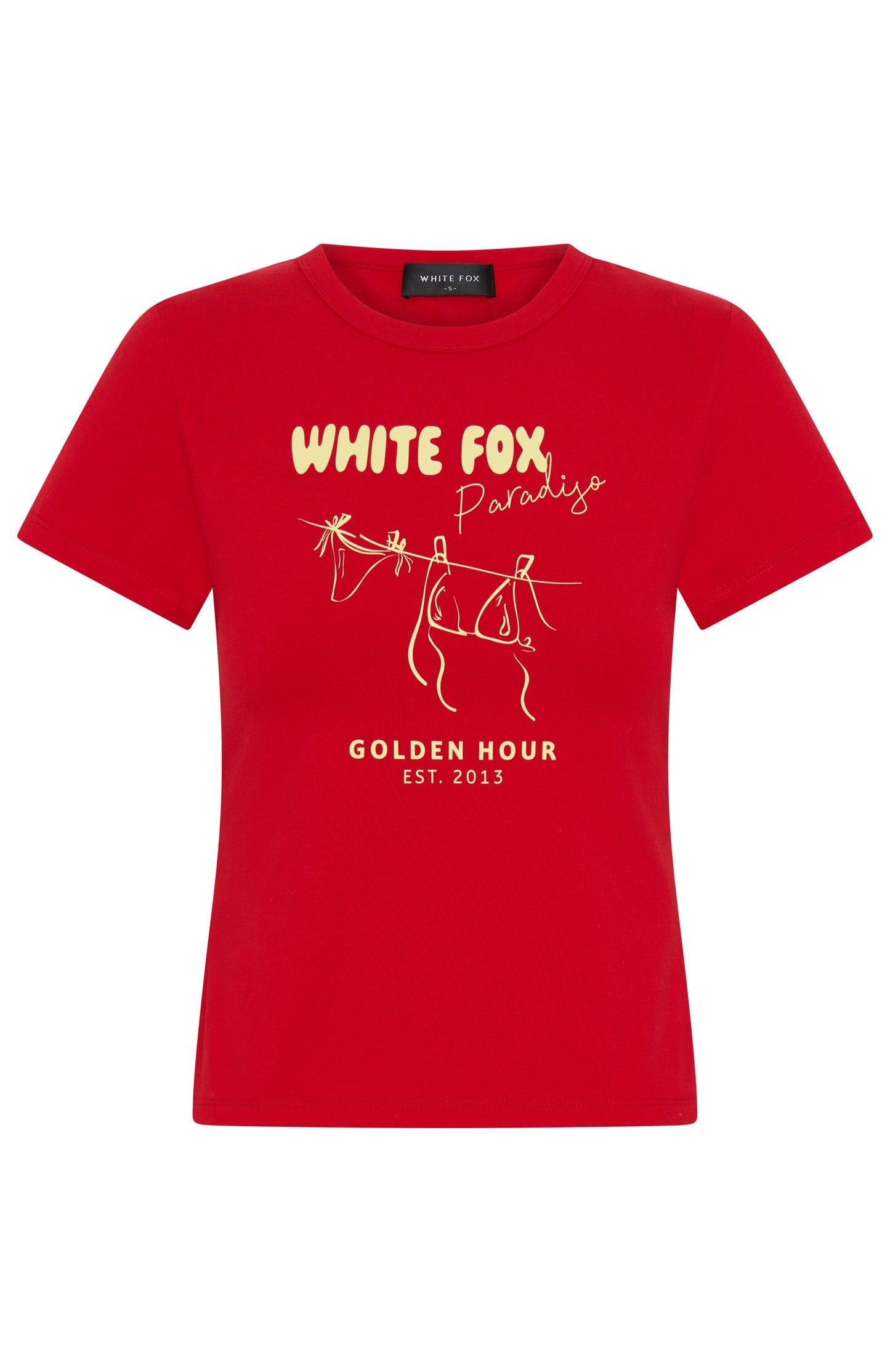 In Paradiso Baby Tee Red