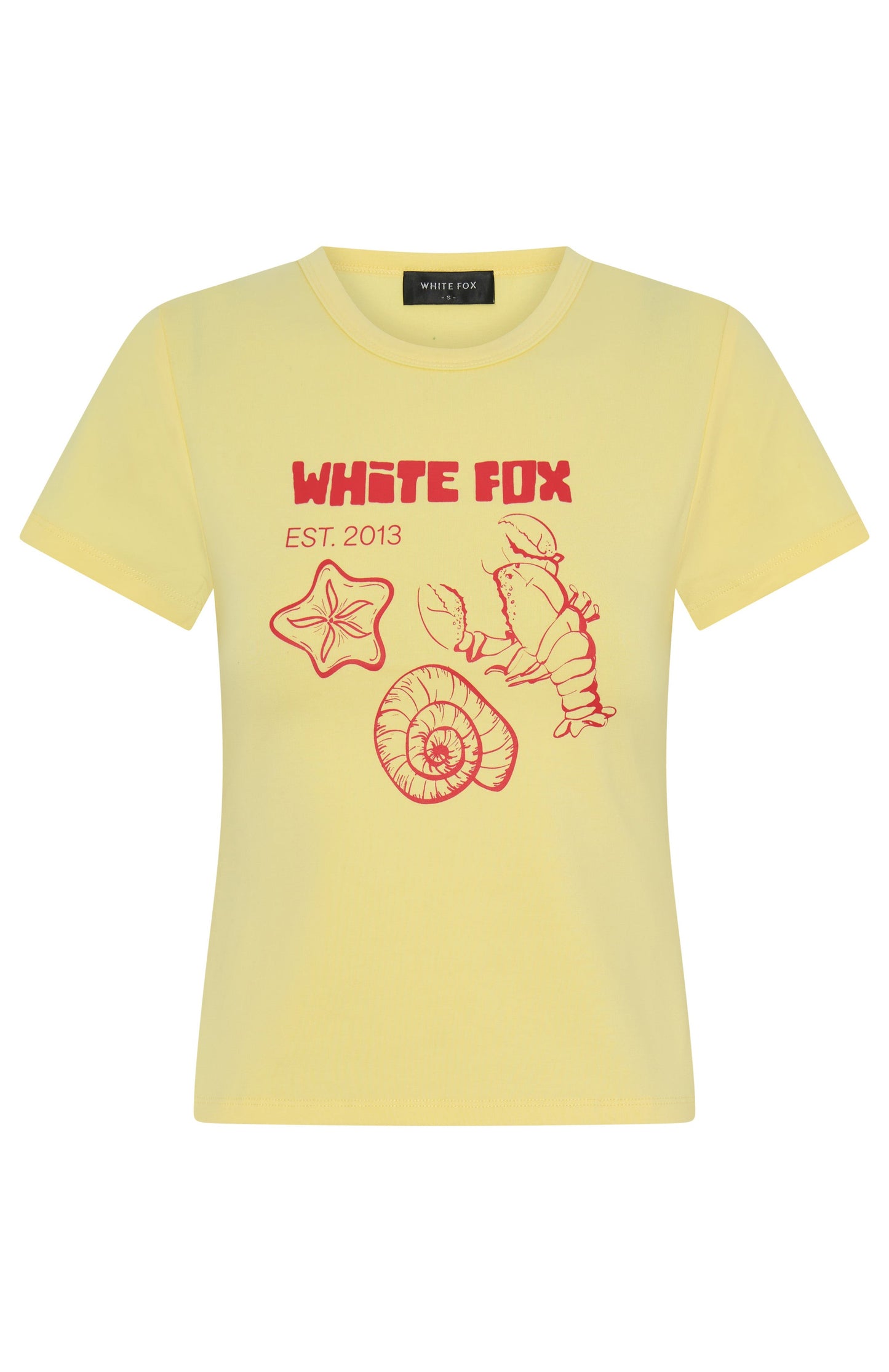 Vacay Always Baby Tee Lemon