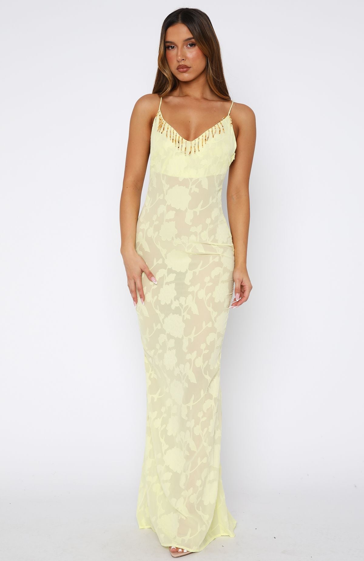 Lust For Life Maxi Dress Lemon